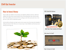 Tablet Screenshot of chilloutinvestor.com